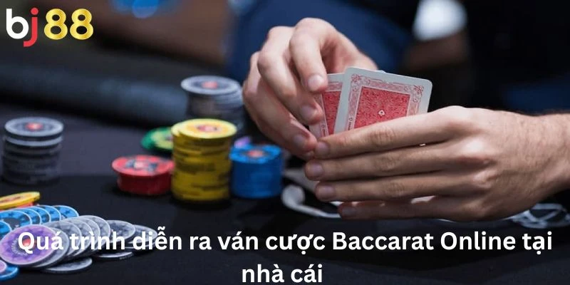 Baccarat Online 3 Quá trình diễn ra ván cược Baccarat Online tại nhà cái